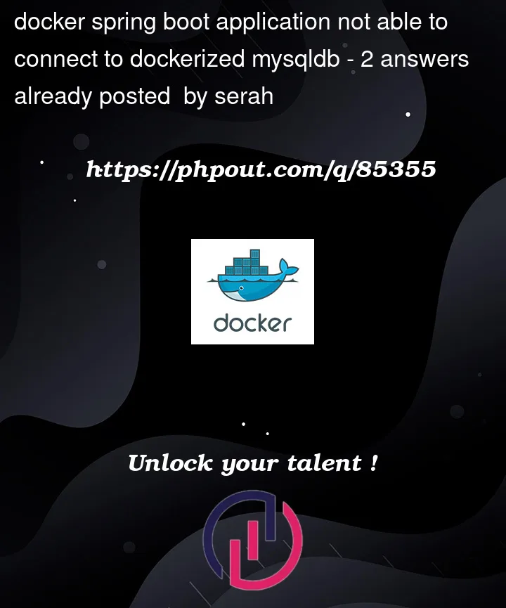 Question 85355 in Docker