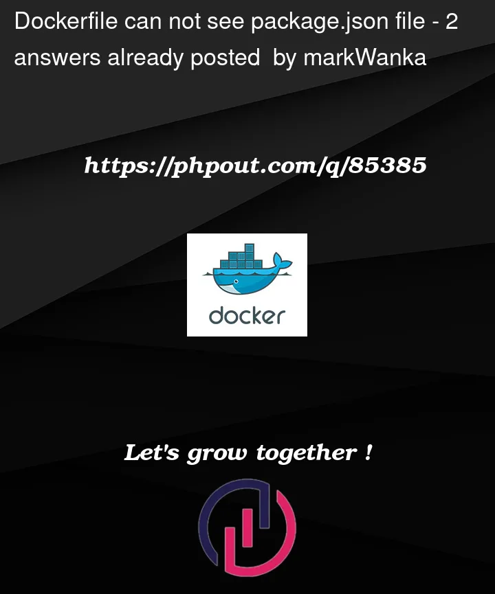 Question 85385 in Docker