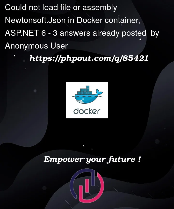 Question 85421 in Docker