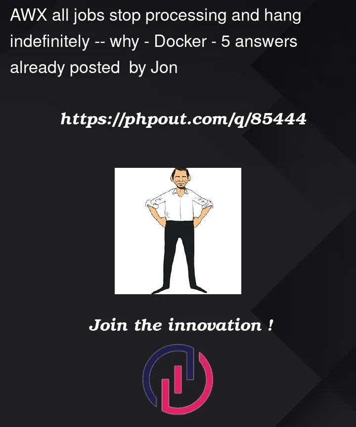 Question 85444 in Docker