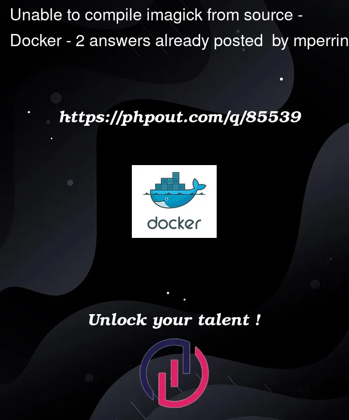 Question 85539 in Docker