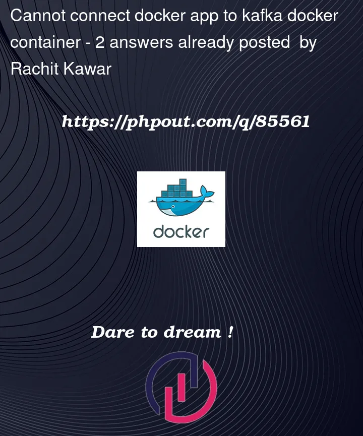 Question 85561 in Docker