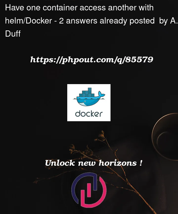 Question 85579 in Docker