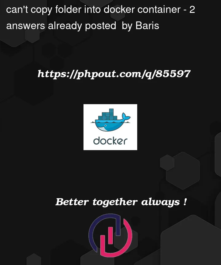 Question 85597 in Docker