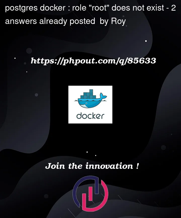 Question 85633 in Docker