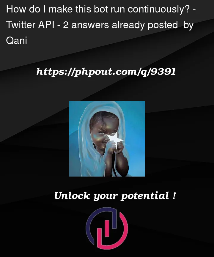 Question 9391 in Twitter API