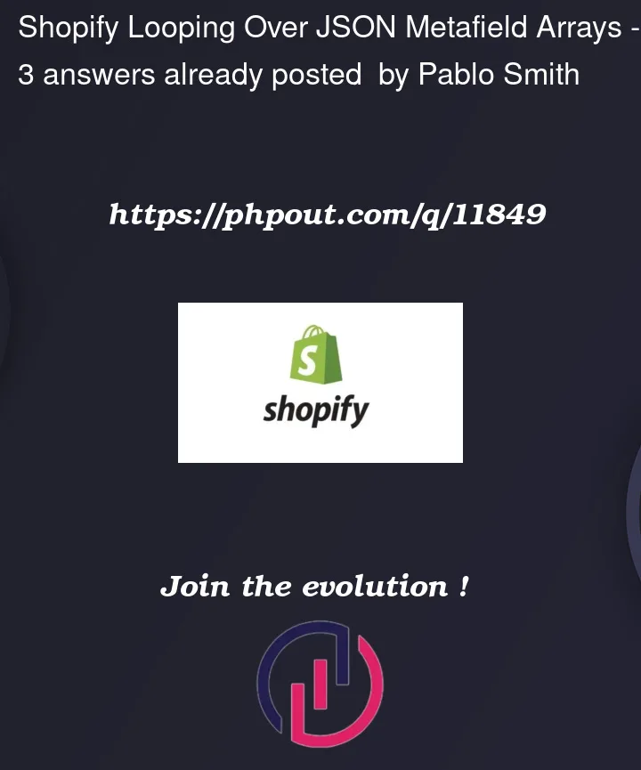 Question 11849 in Shopify