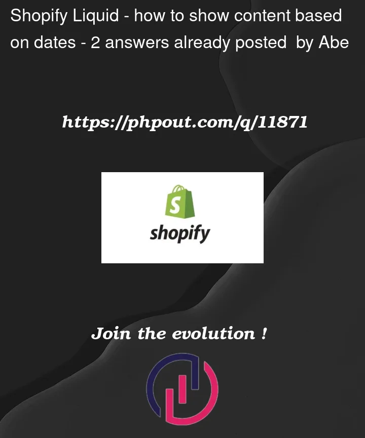 Question 11871 in Shopify