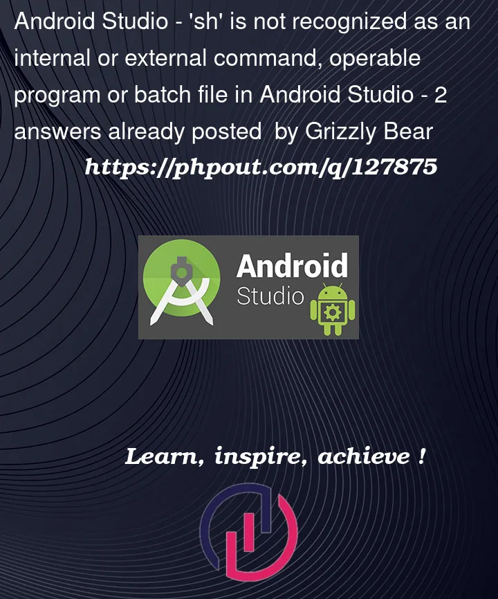 Question 127875 in Android Studio