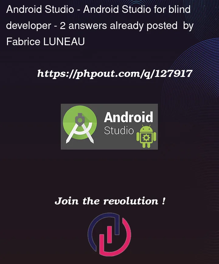Question 127917 in Android Studio