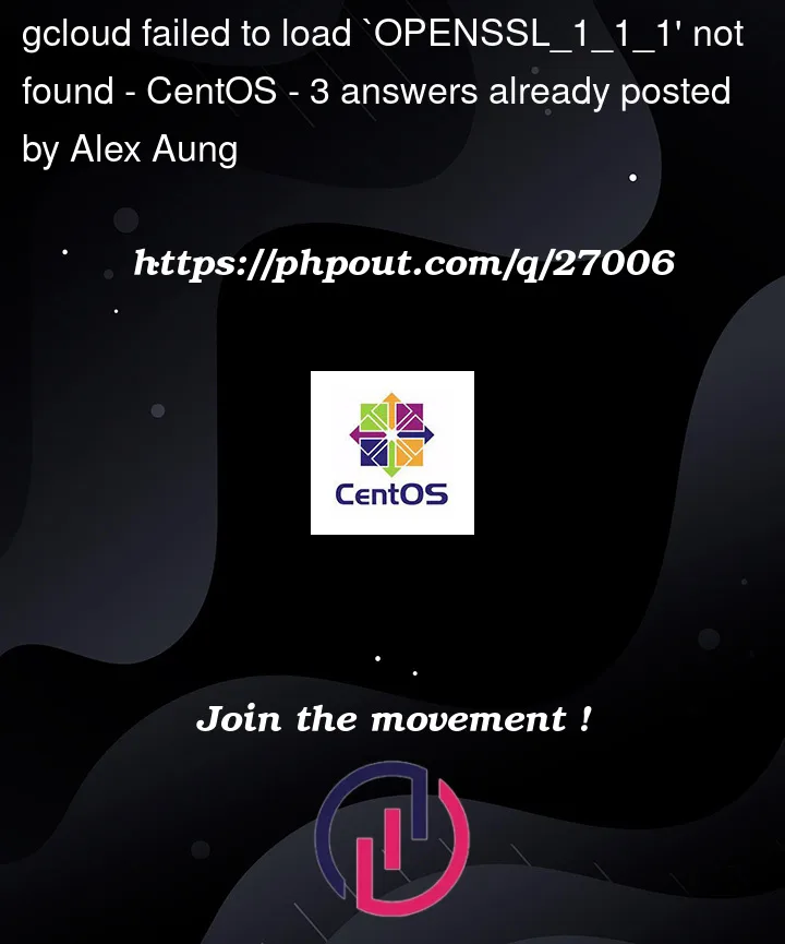 Question 27006 in CentOS