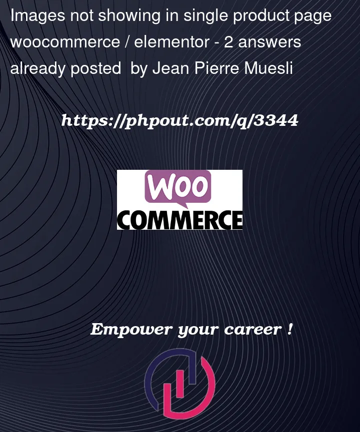 Question 3344 in Woocommerce