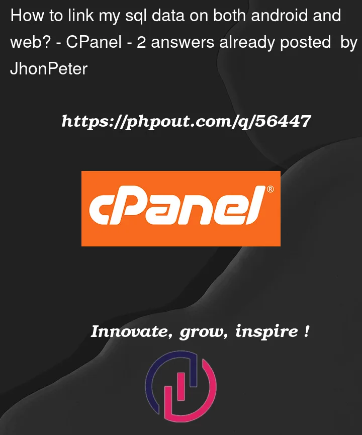 Question 56447 in cPanel