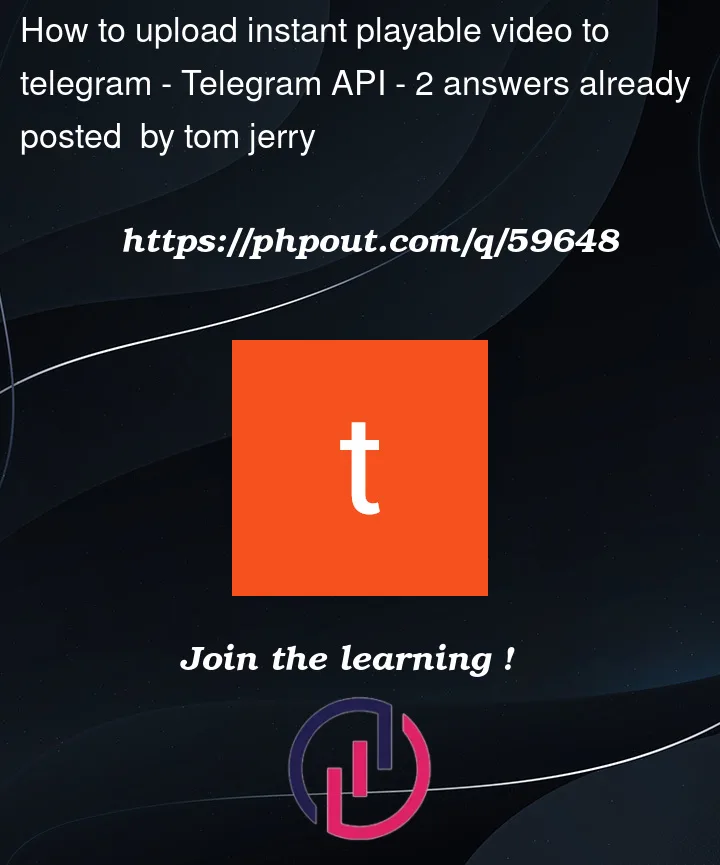 Question 59648 in Telegram API