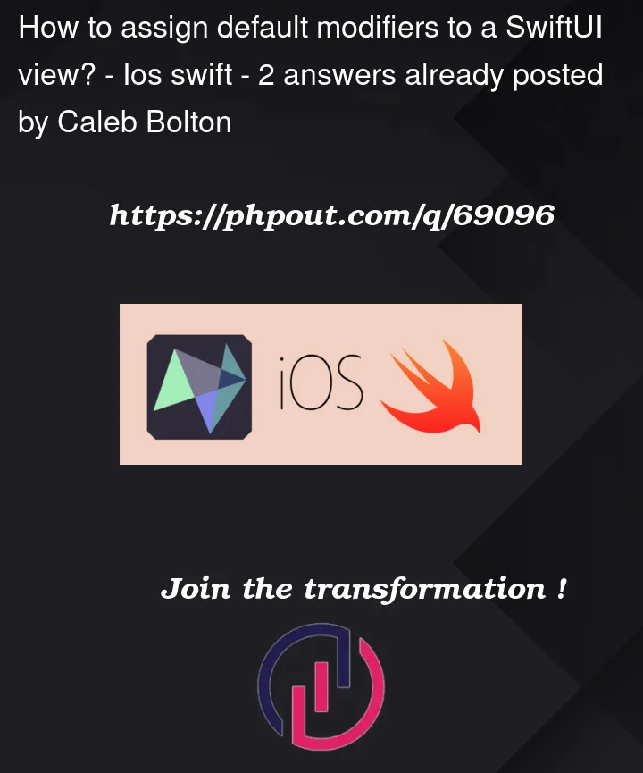 Question 69096 in IOS Swift