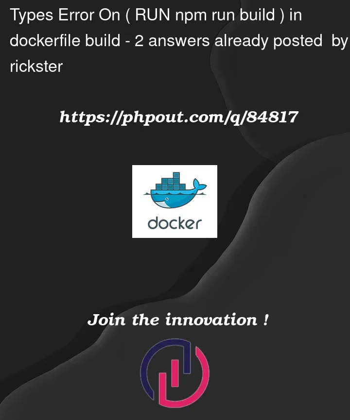 Question 84817 in Docker