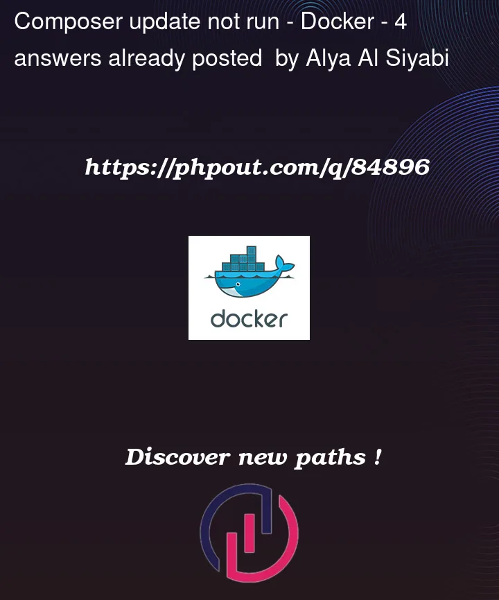 Question 84896 in Docker