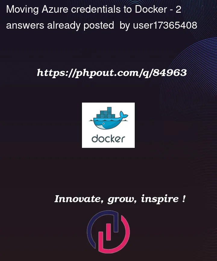 Question 84963 in Docker