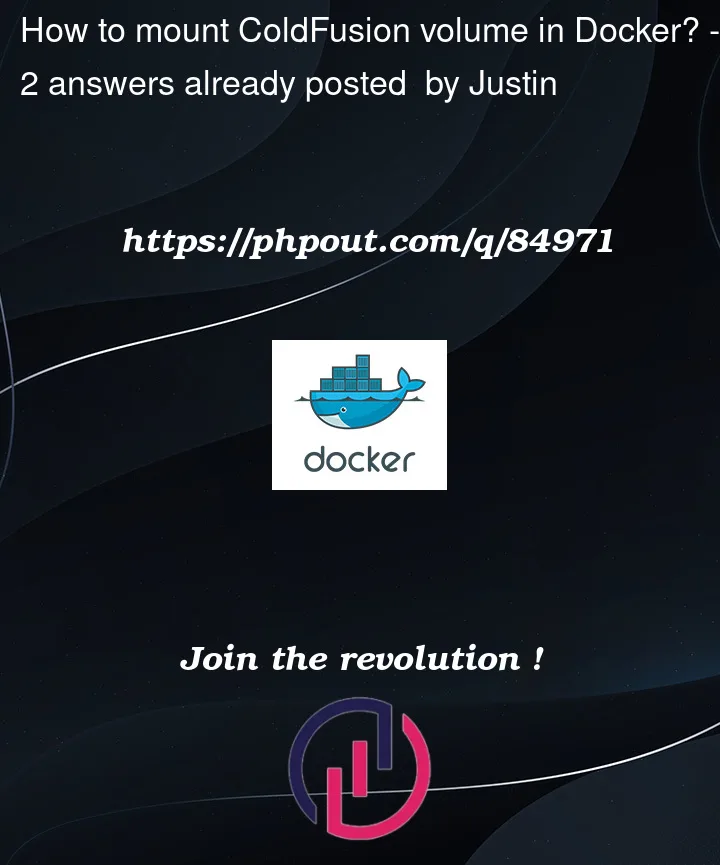 Question 84971 in Docker