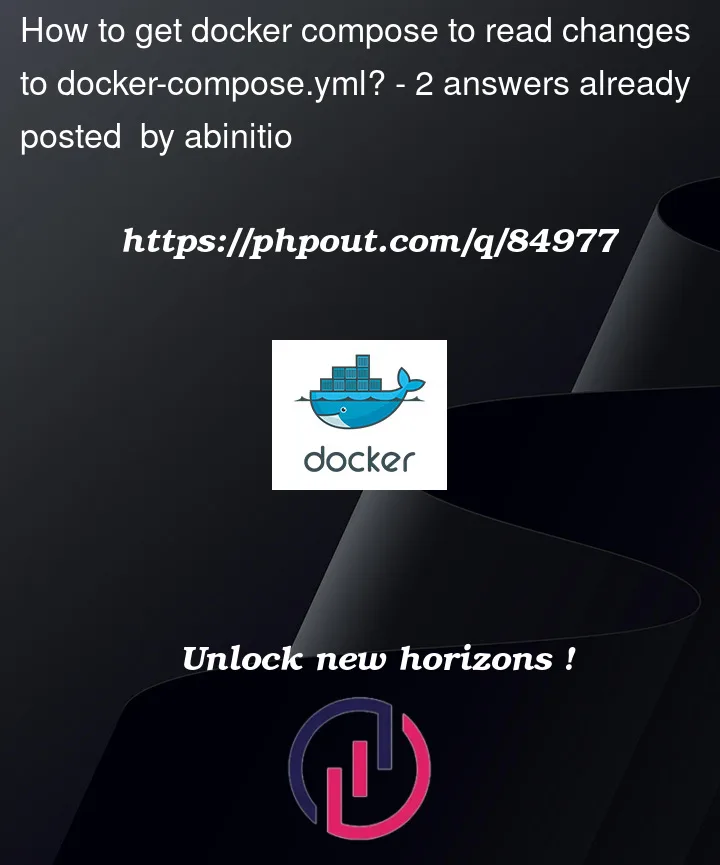 Question 84977 in Docker