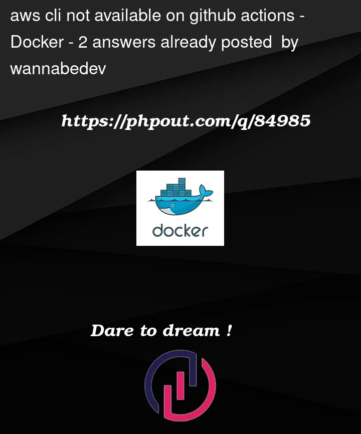 Question 84985 in Docker