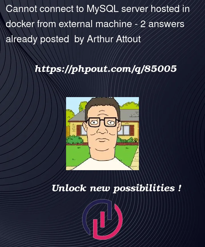 Question 85005 in Docker