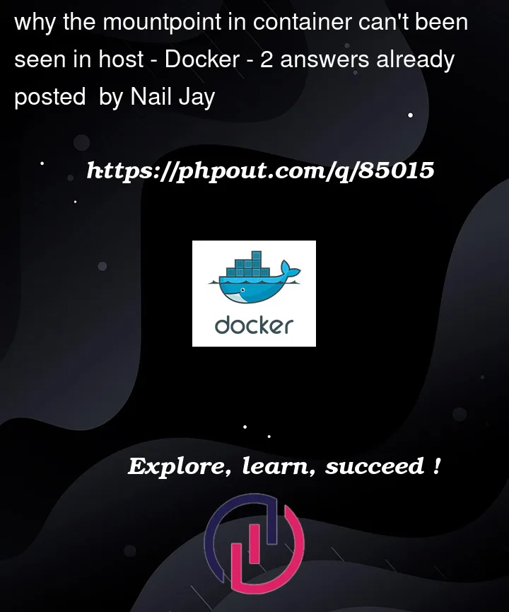 Question 85015 in Docker