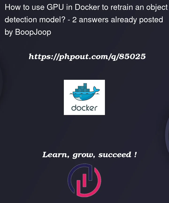 Question 85025 in Docker