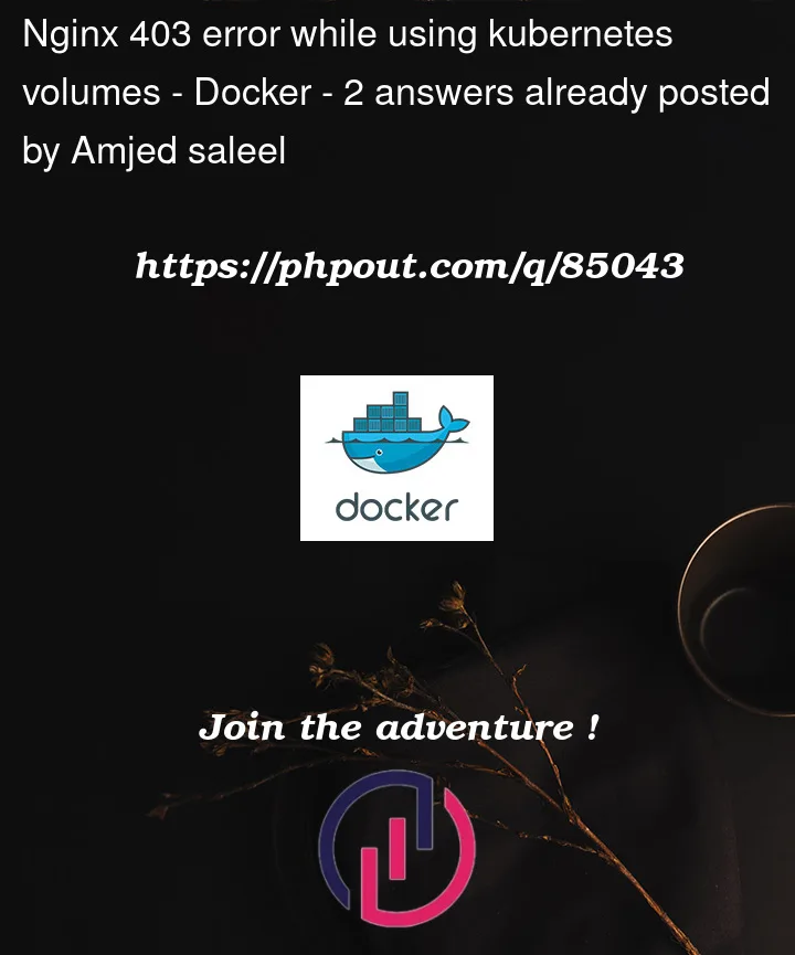 Question 85043 in Docker