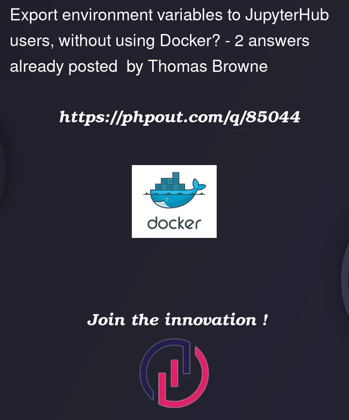 Question 85044 in Docker