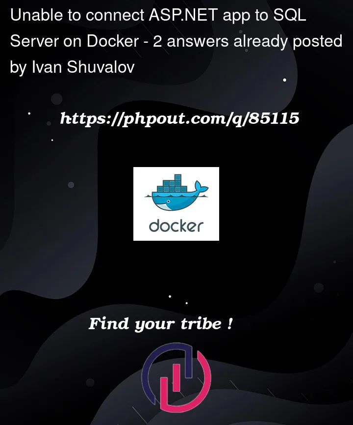 Question 85115 in Docker