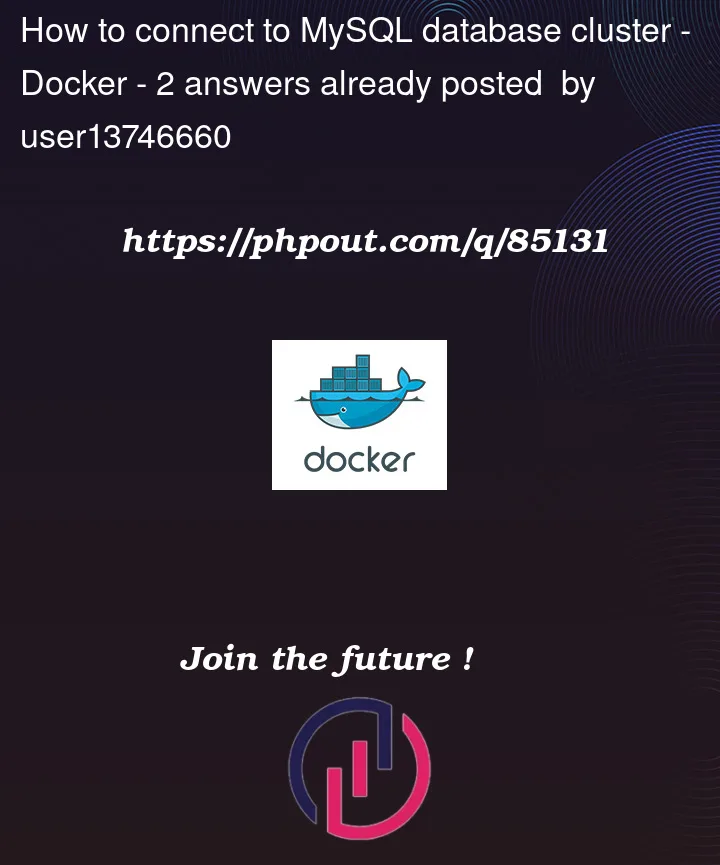 Question 85131 in Docker