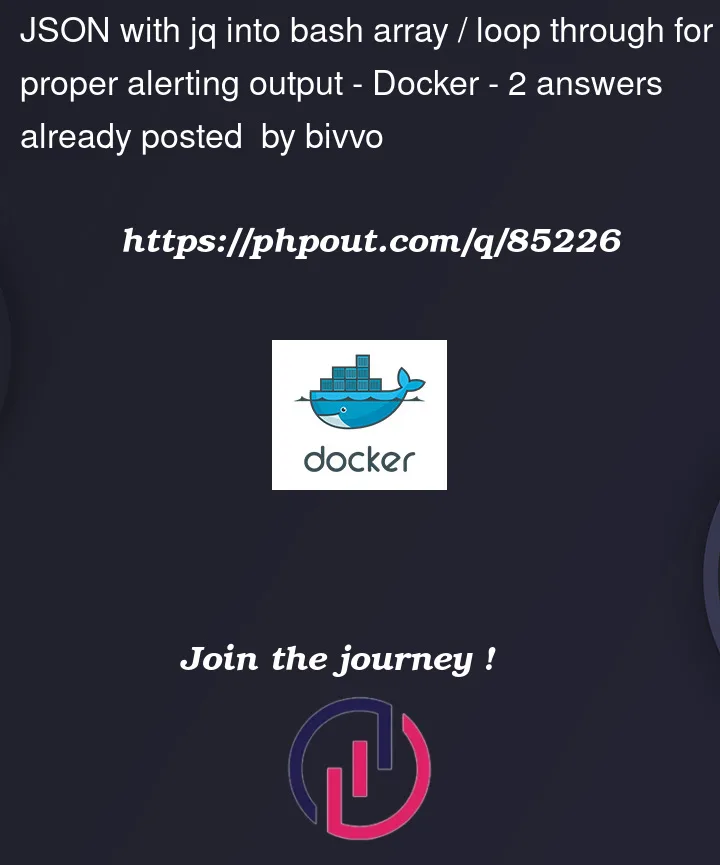 Question 85226 in Docker