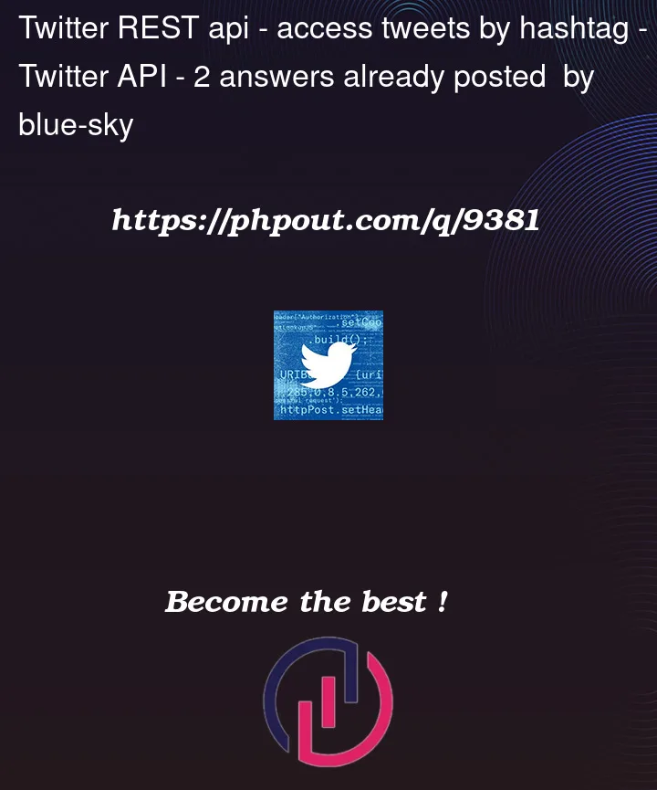 Question 9381 in Twitter API