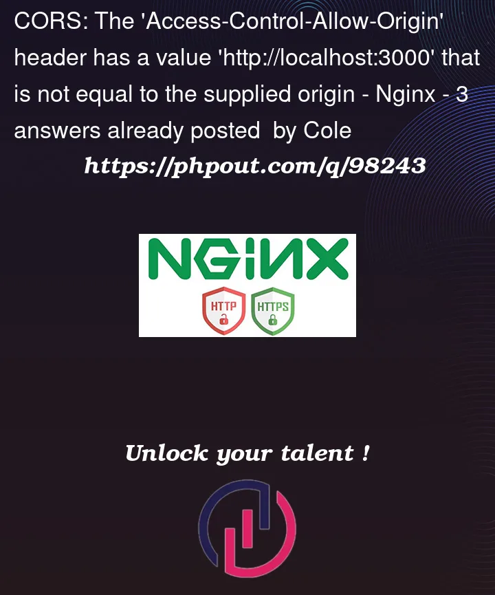 Question 98243 in Nginx