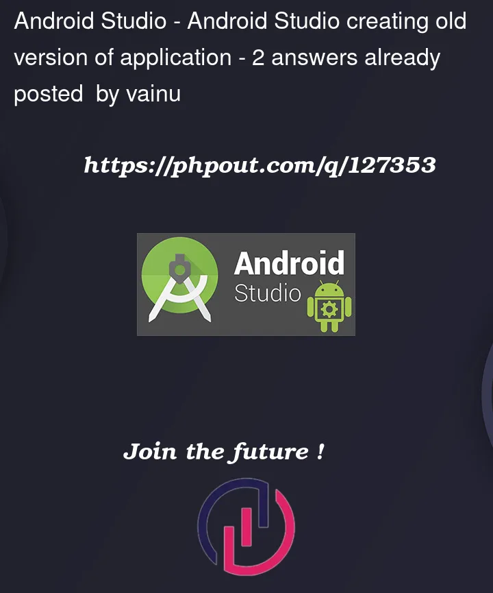 Question 127353 in Android Studio
