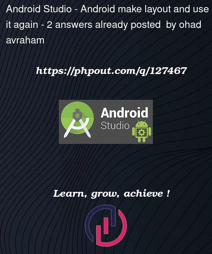 Question 127467 in Android Studio