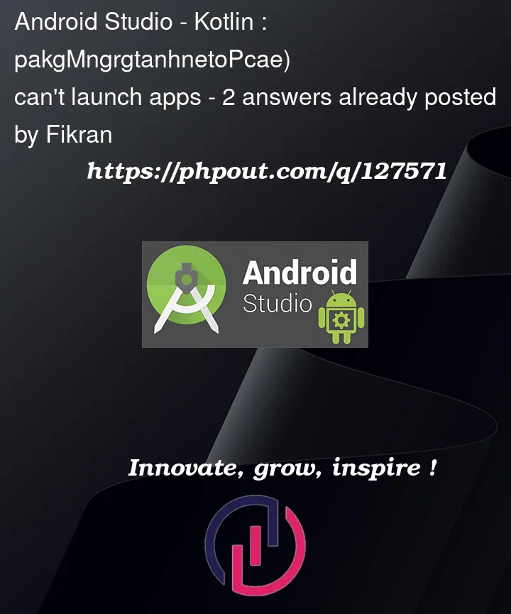 Question 127571 in Android Studio