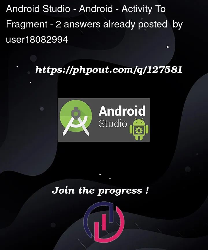 Question 127581 in Android Studio