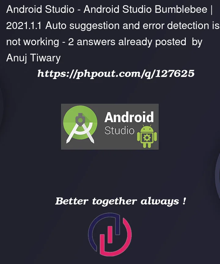 Question 127625 in Android Studio