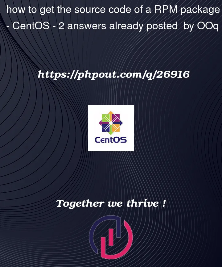 Question 26916 in CentOS