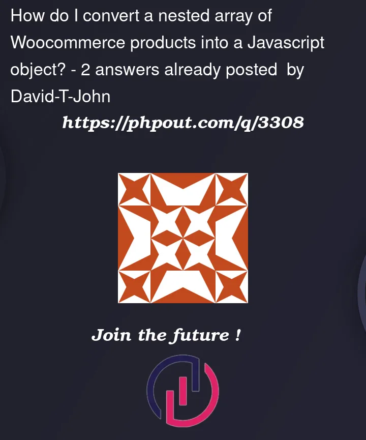 Question 3308 in Woocommerce