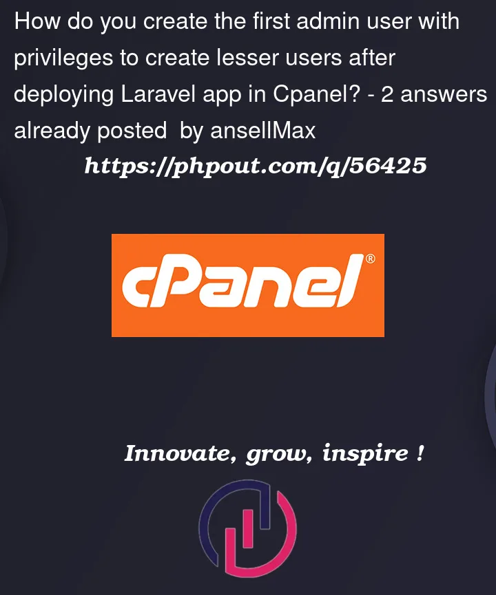 Question 56425 in cPanel