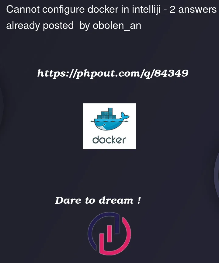 Question 84349 in Docker