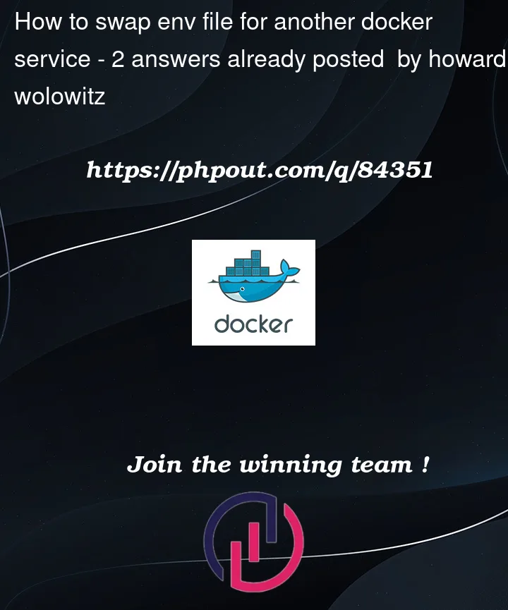 Question 84351 in Docker