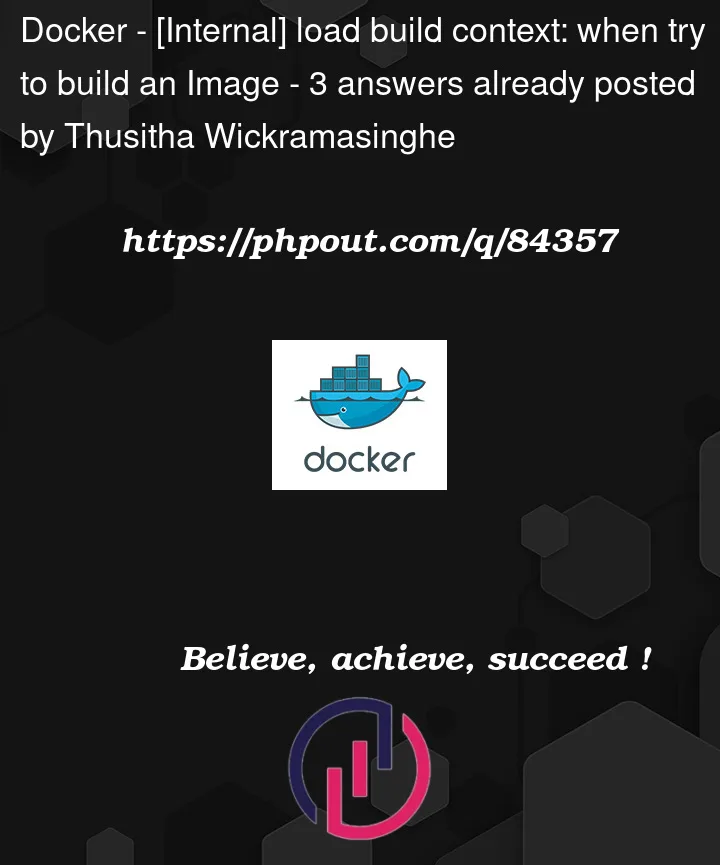 Question 84357 in Docker