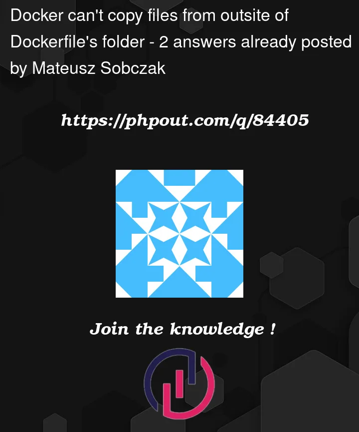 Question 84405 in Docker