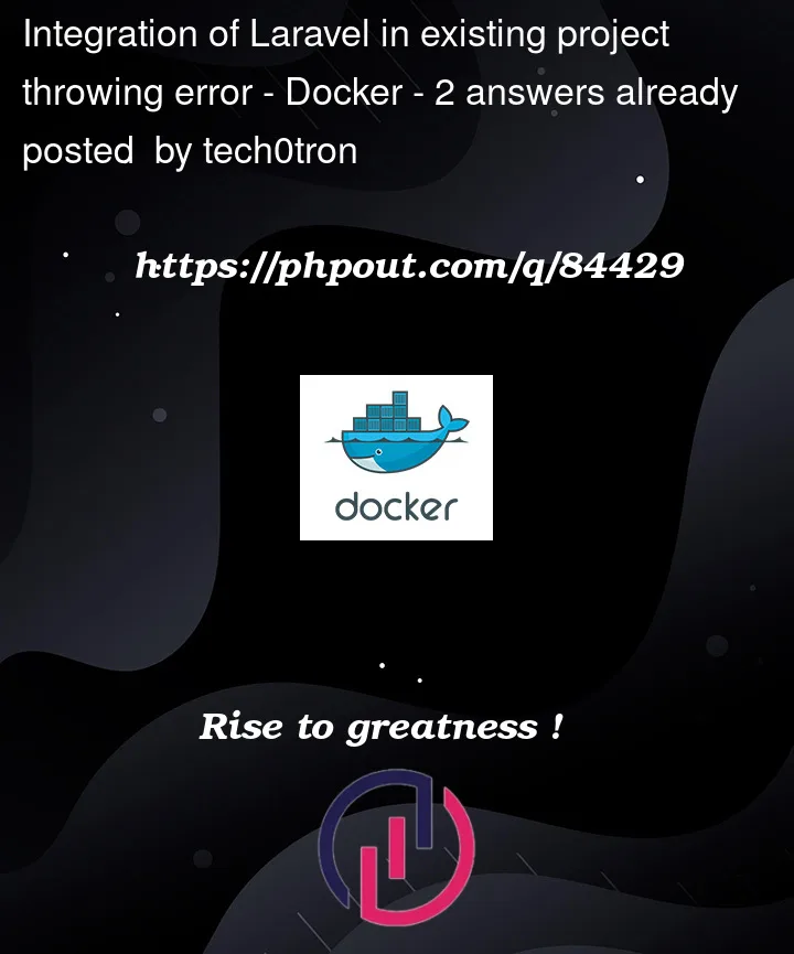 Question 84429 in Docker