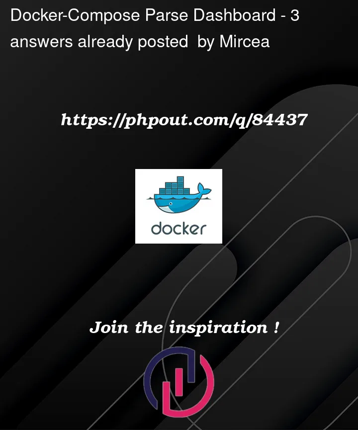 Question 84437 in Docker