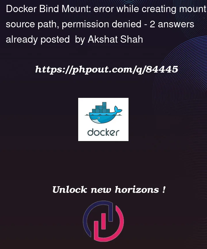 Question 84445 in Docker